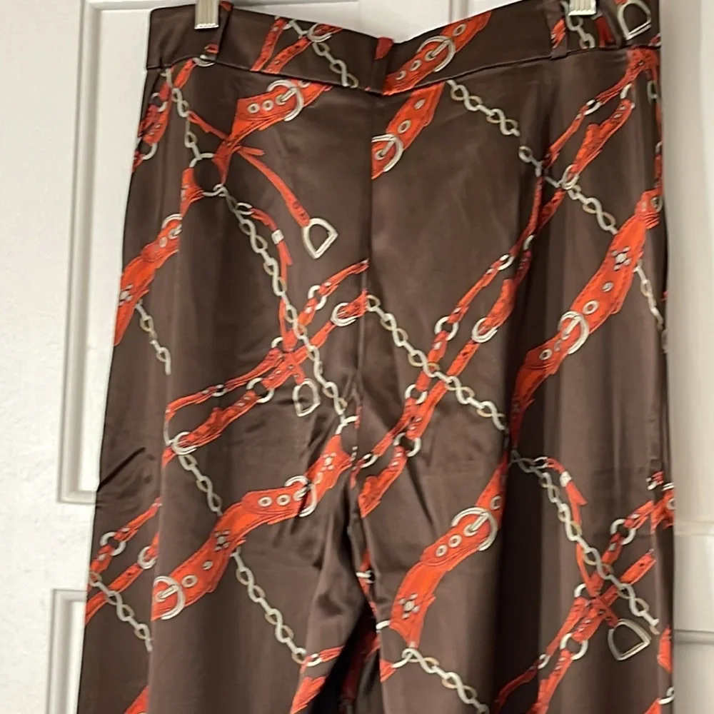 Banana Republic Belay Silk Pant Wide Leg